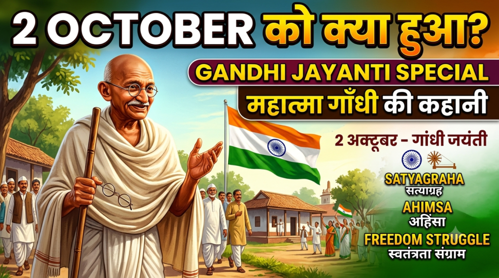 2 october Gandhi jayanti ? Full details 2026 news today